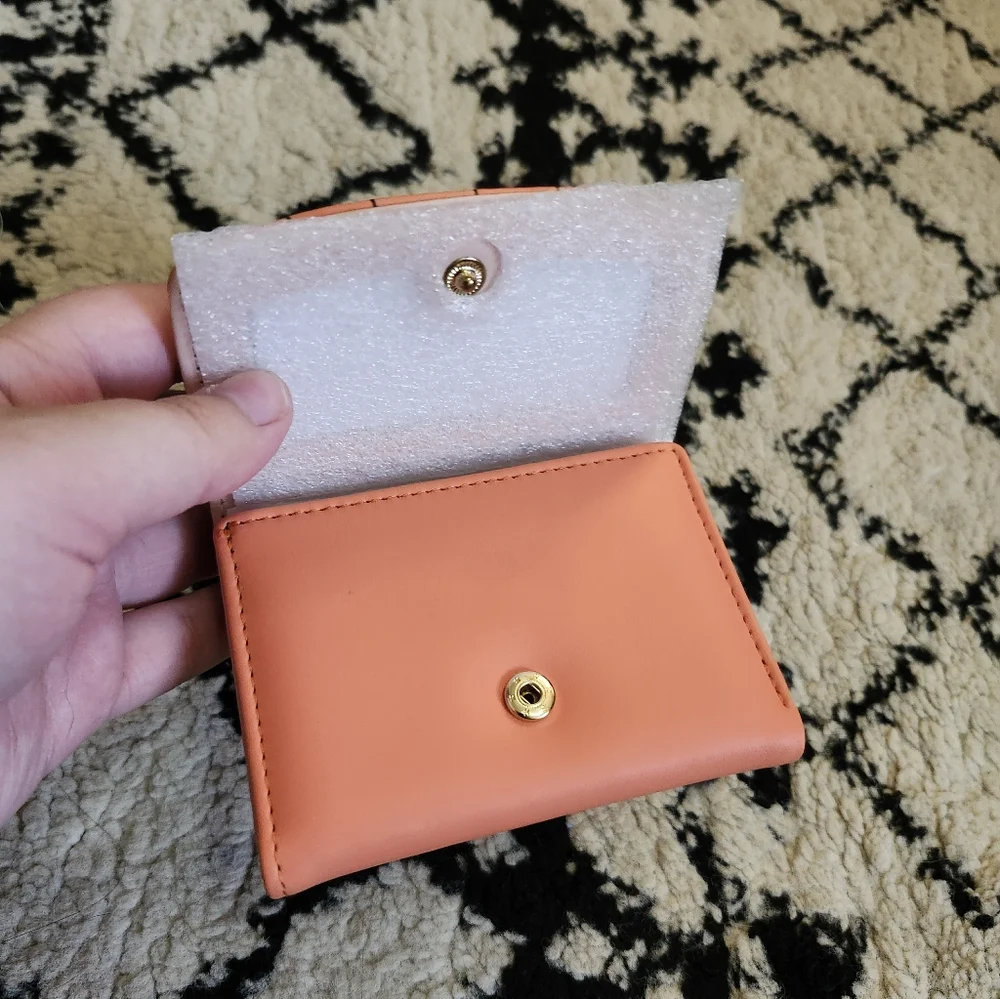 Orange Jack O Lantern Pumpkin Face Wallet